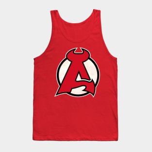 Defunct Albany Devils Hockey Team Tank Top